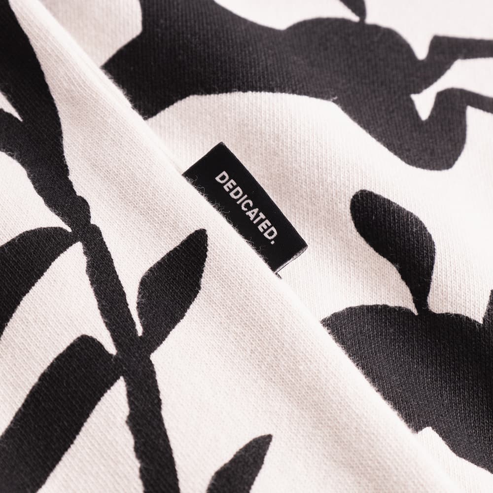 Sweatshirt Ystad Papercut Horses Oat White