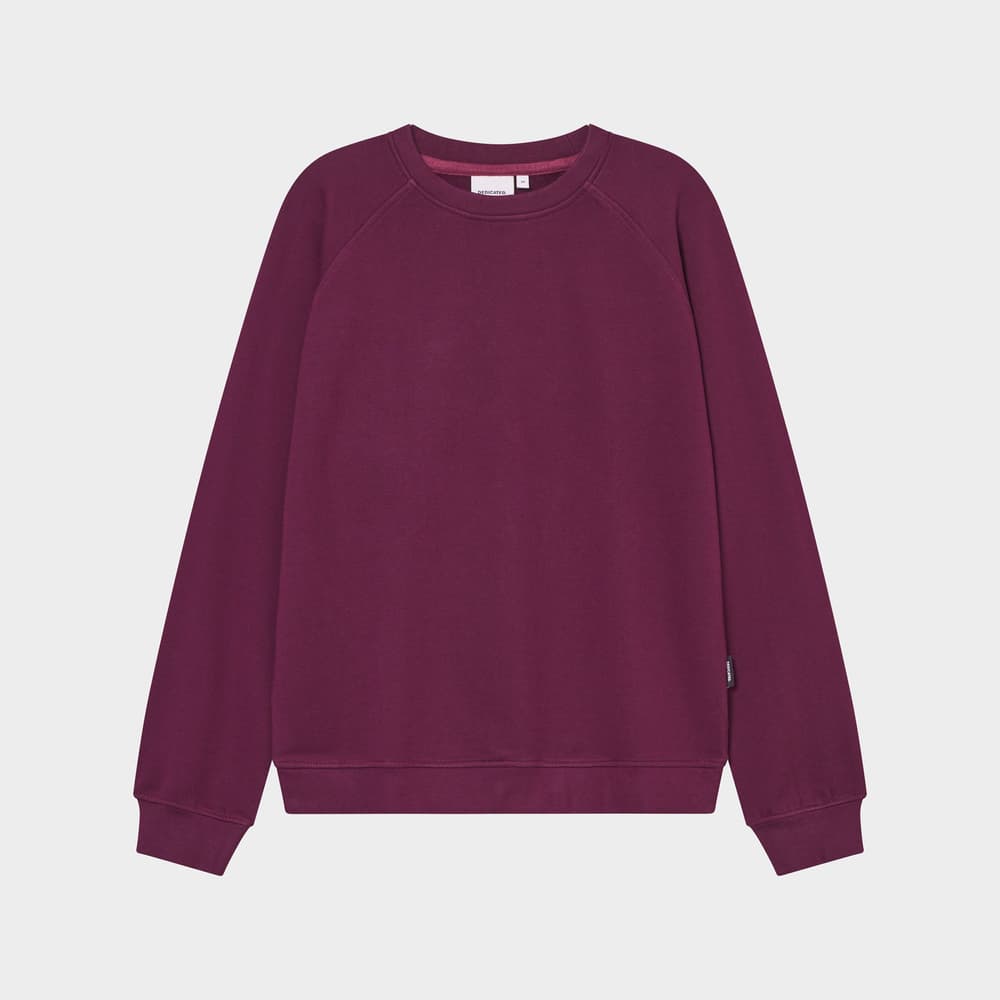 Sweatshirt Ystad Base Fig Red