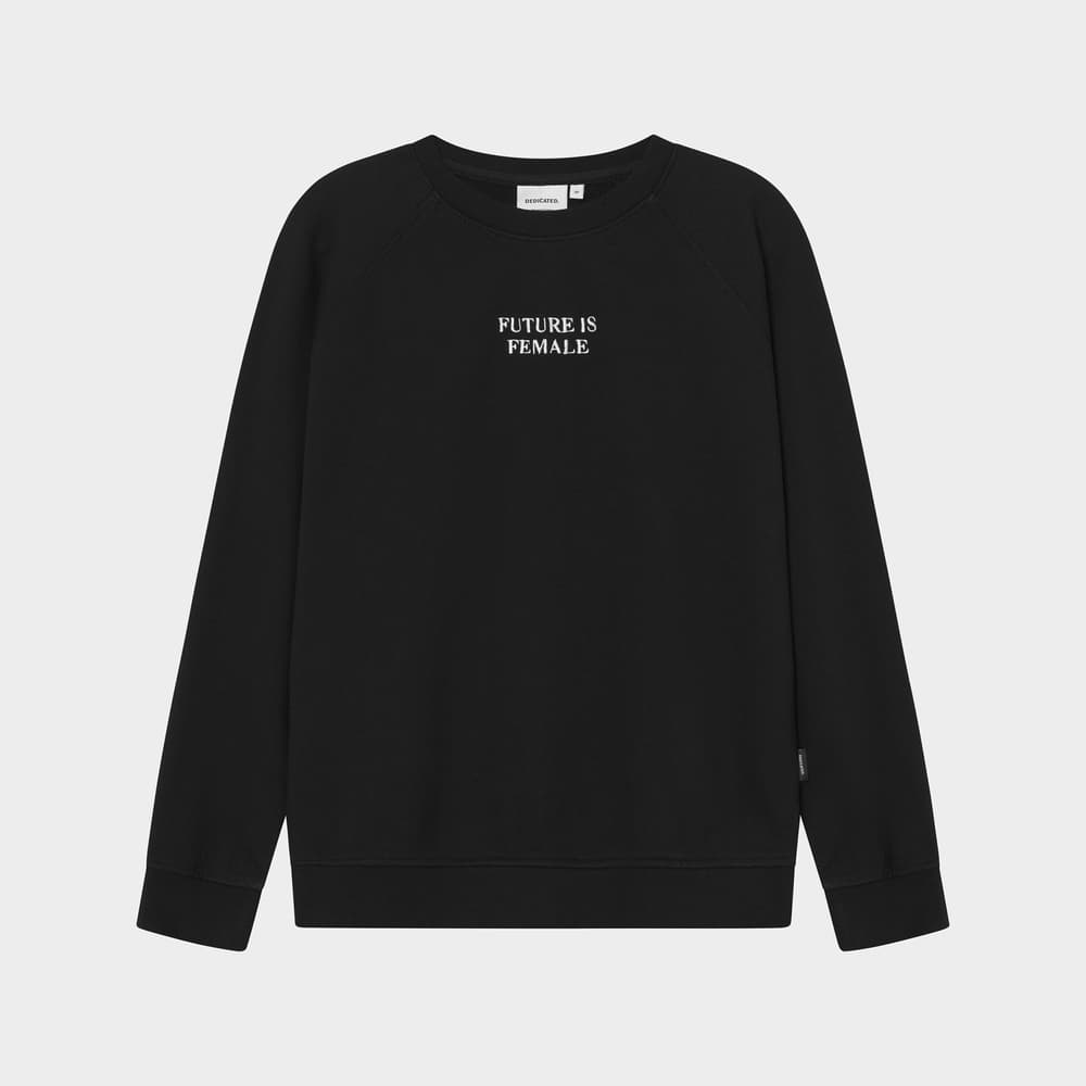 Sweatshirt Ystad Future is Female Black