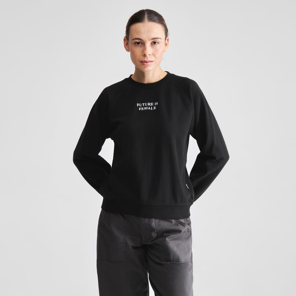 Sweatshirt Ystad Future is Female Black