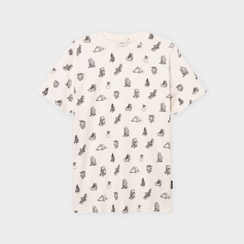 T-shirt Stockholm Go Outside AOP Off-White