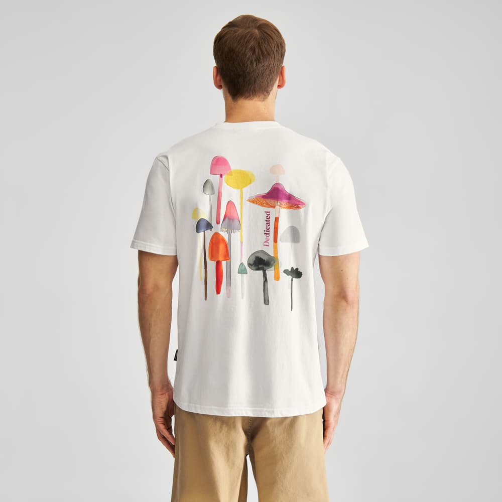 T-shirt Stockholm Color Mushrooms Off White