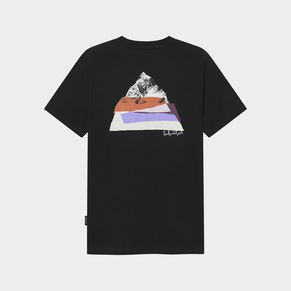 T-shirt Stockholm Cut Out Mountain Black