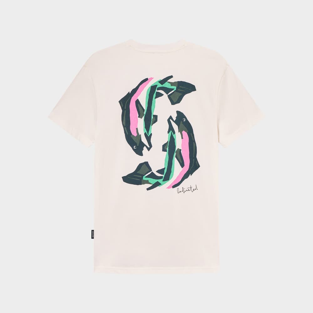 T-shirt Stockholm Cut Out Trout Off-White