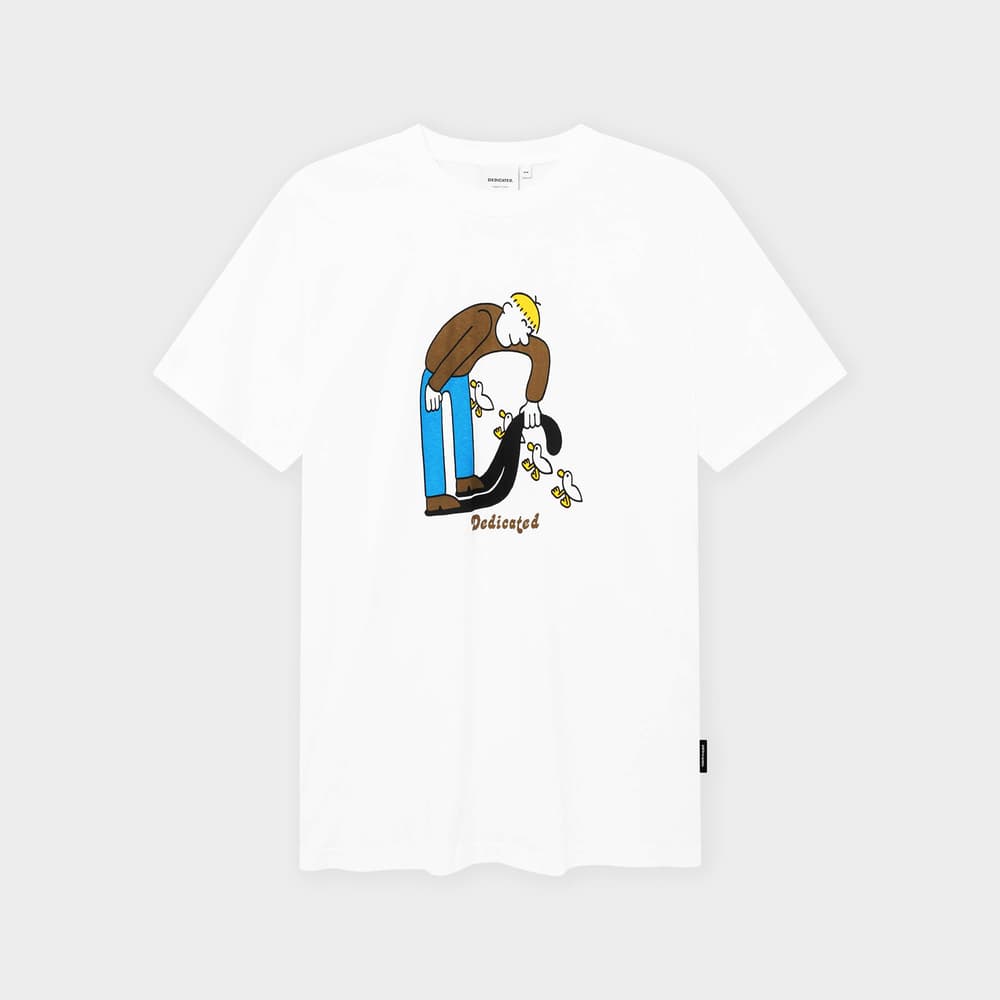 T-shirt Stockholm Duck Friend White