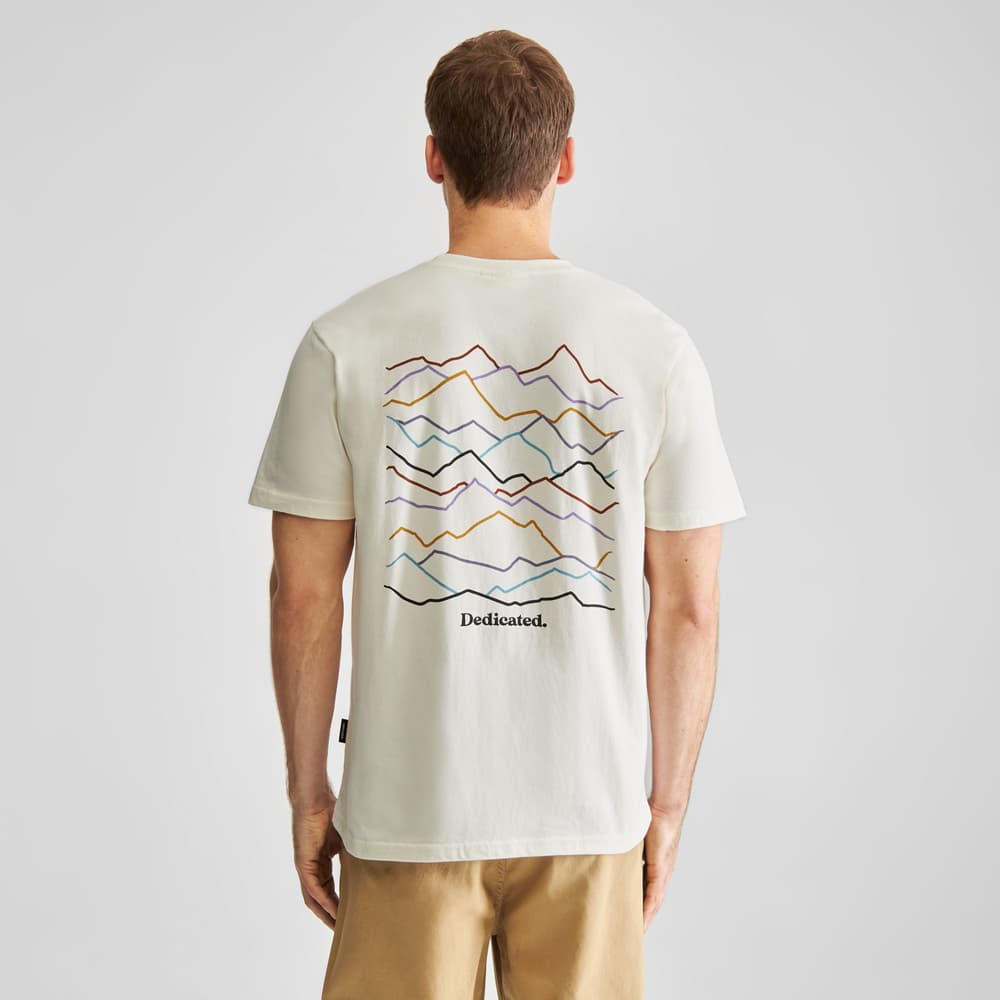 T-shirt Stockholm Line Mountains Logo Off-White