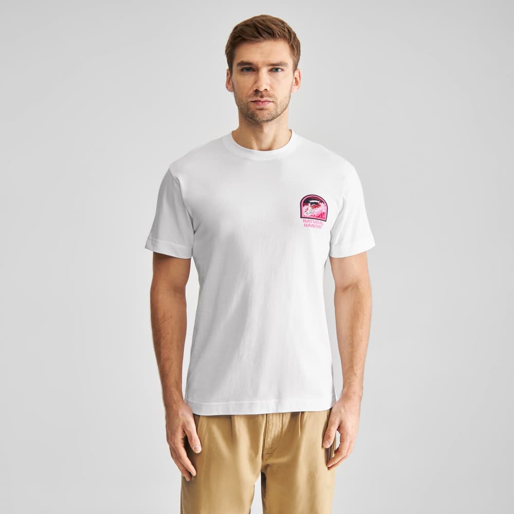 T-shirt Stockholm Natural Habitat White