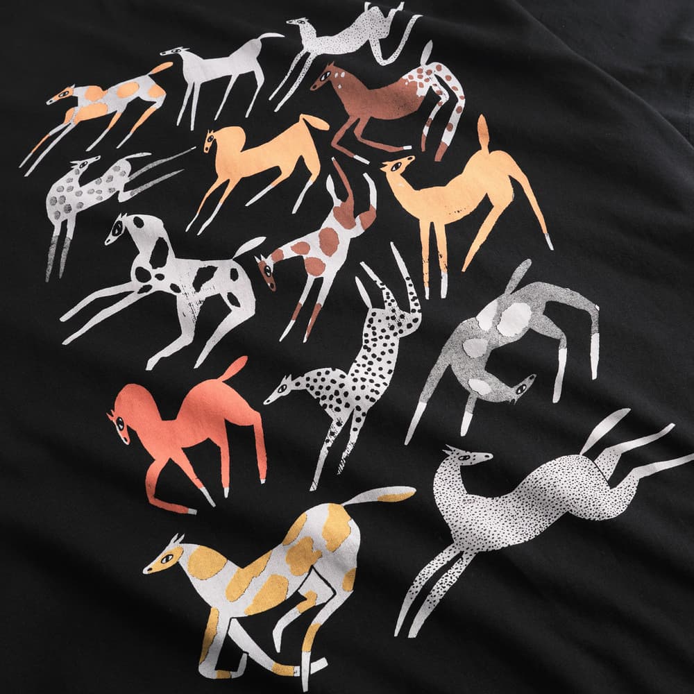 T-shirt Stockholm Mustang Party Black