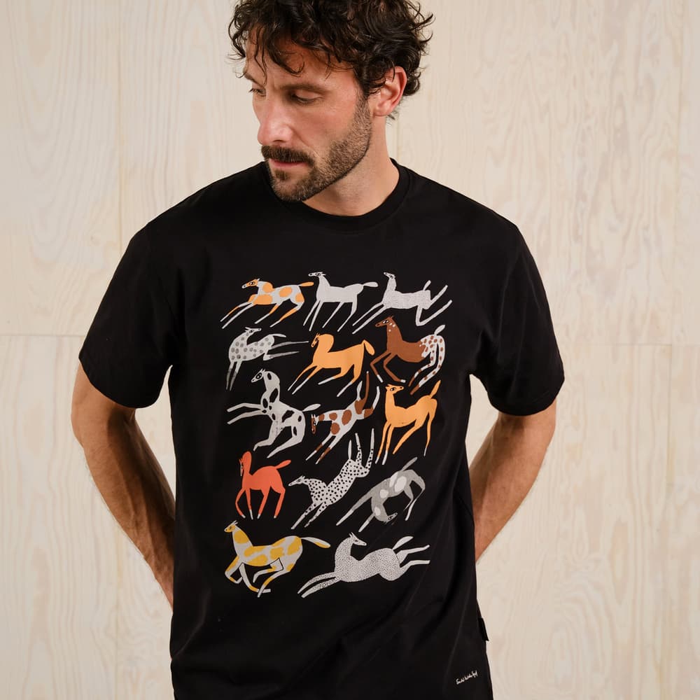 T-shirt Stockholm Mustang Party Black