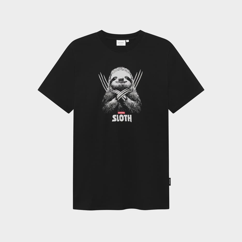T-shirt Stockholm Sloth Black