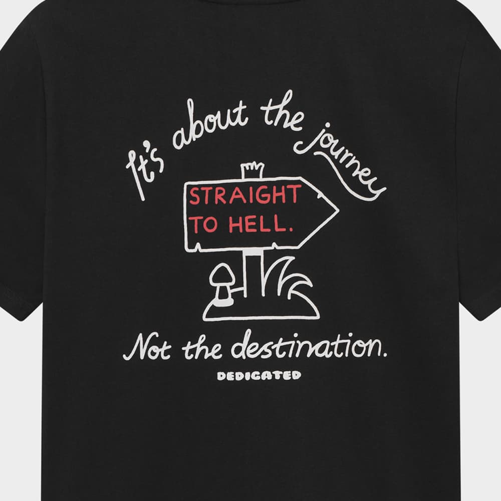 T-shirt Stockholm Straight To Hell Black