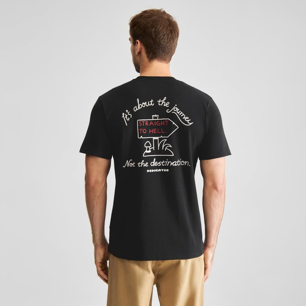 T-shirt Stockholm Straight To Hell Black