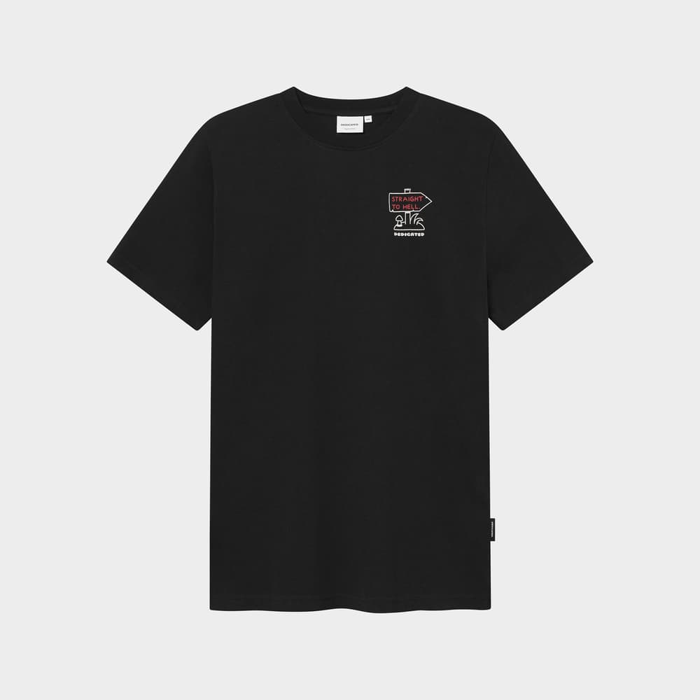 T-shirt Stockholm Straight To Hell Black