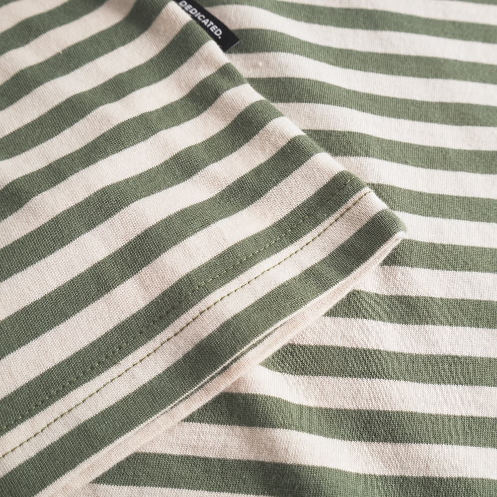 T-shirt Stockholm Stripes Leaf Green