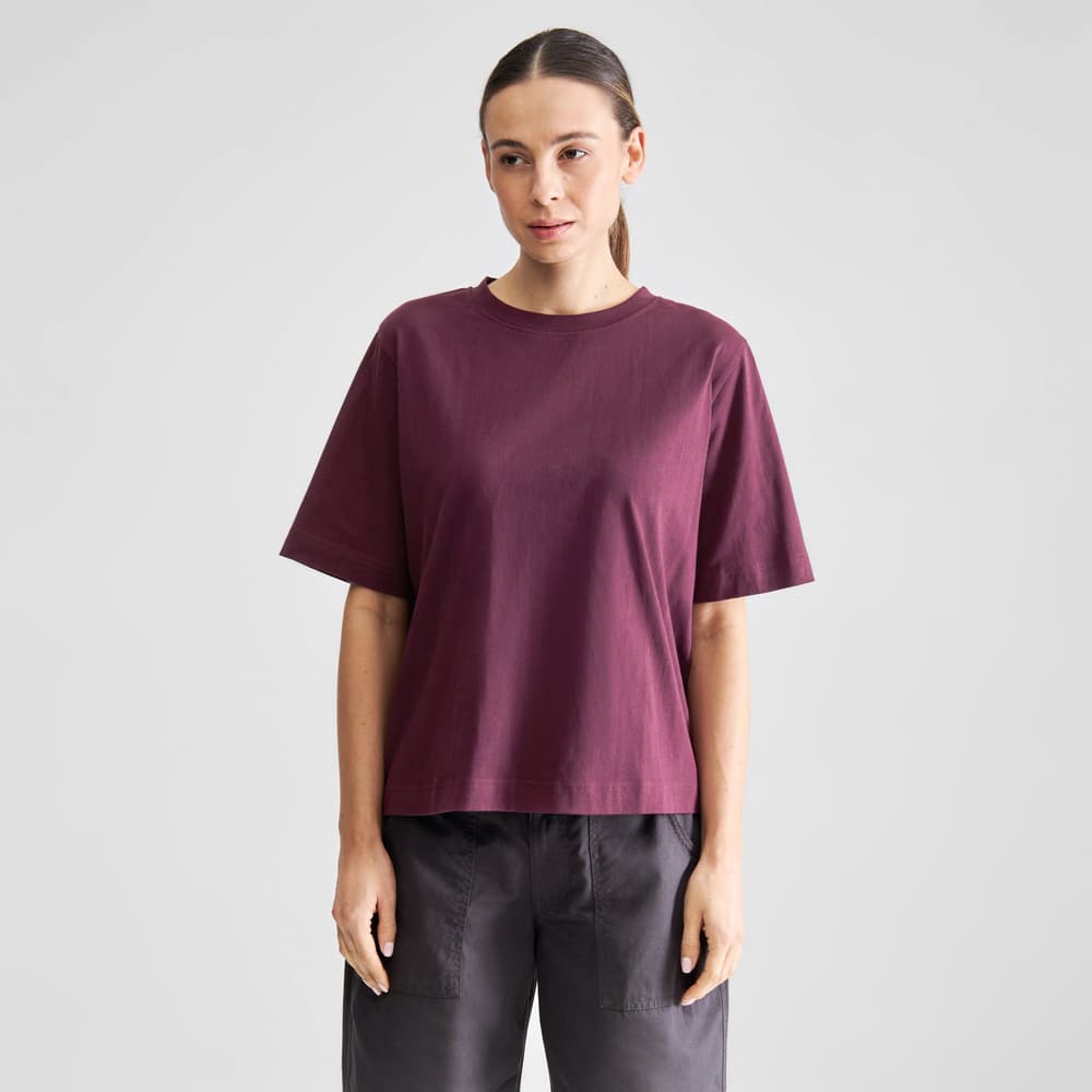 T-shirt Vadstena Base Fig Red