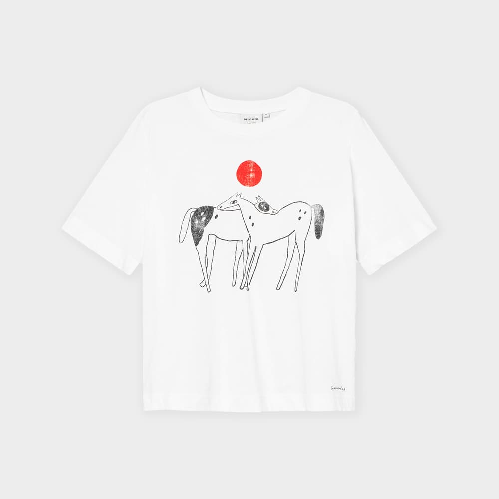 T-shirt Vadstena You and Me White