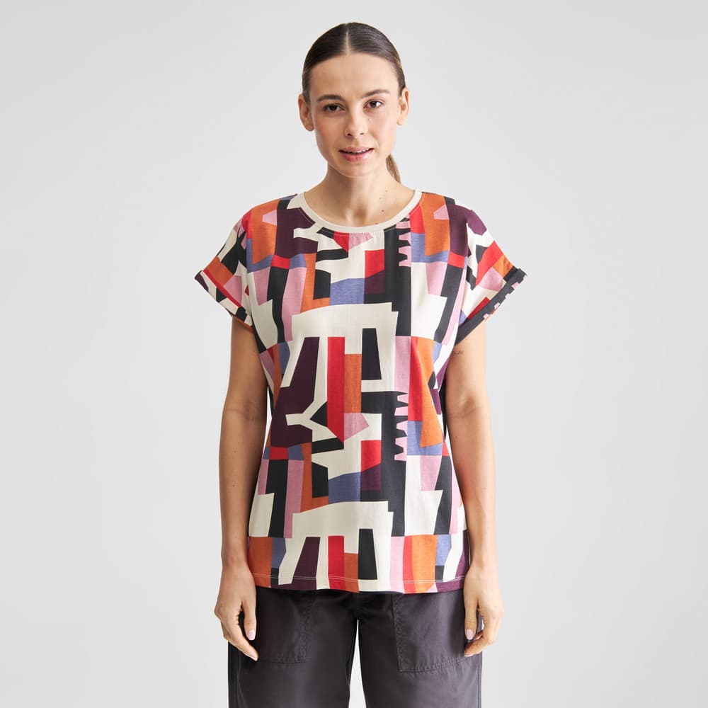 T-shirt Visby Abstract Chaos Multi Color