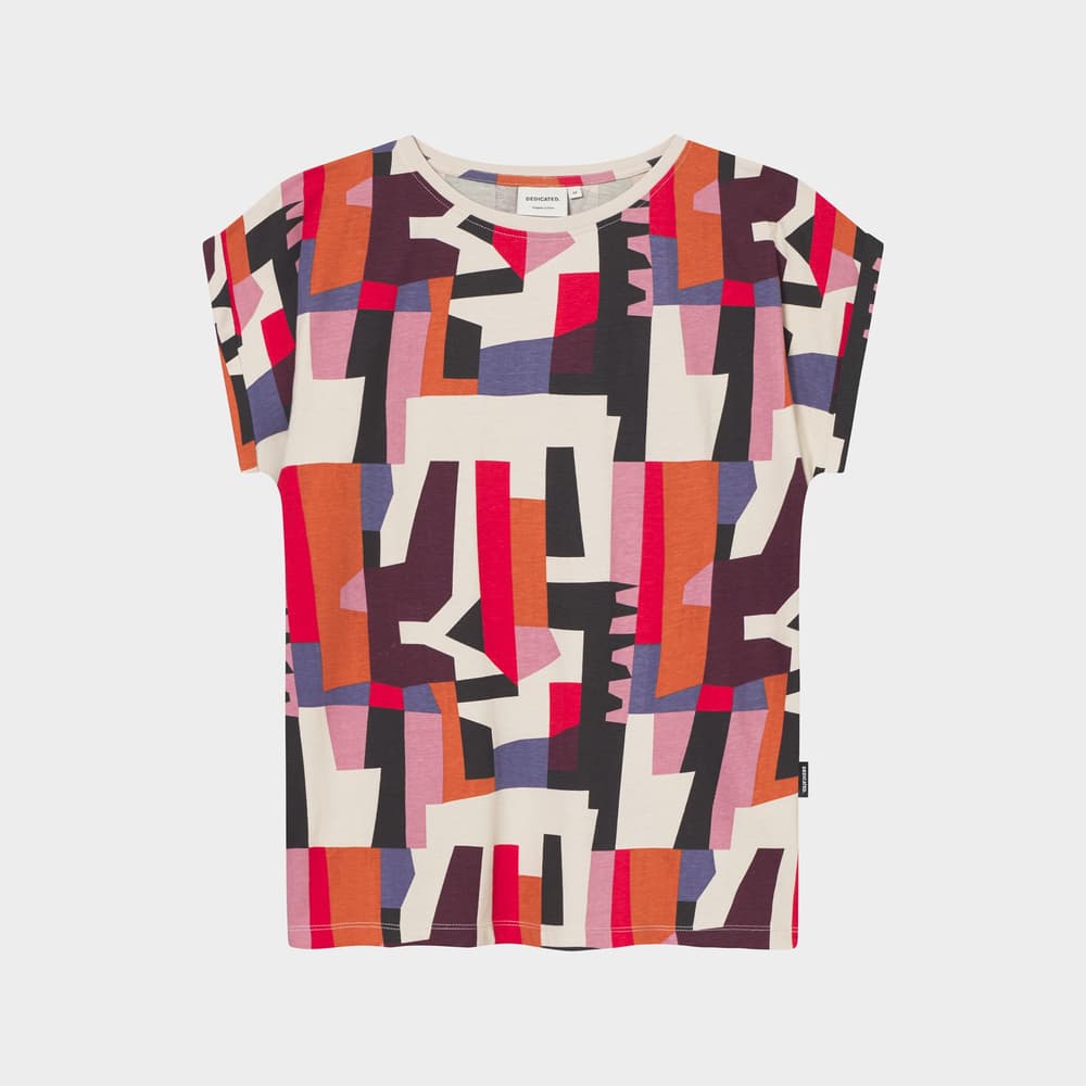T-shirt Visby Abstract Chaos Multi Color