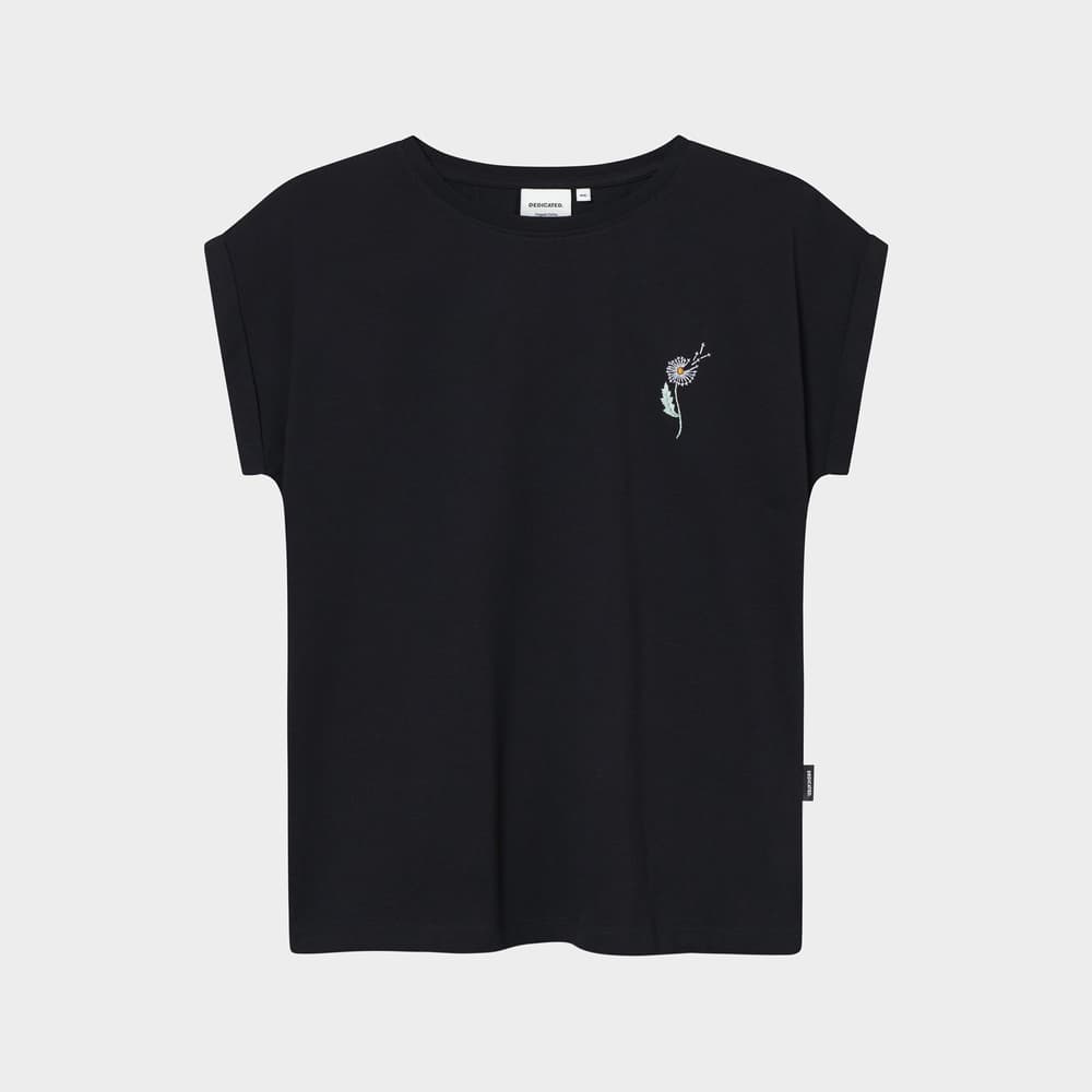 T-shirt Visby Dandelion EMB Black