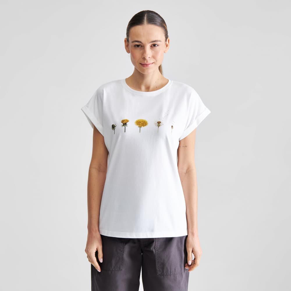 T-shirt Visby Dandelion Cycles White
