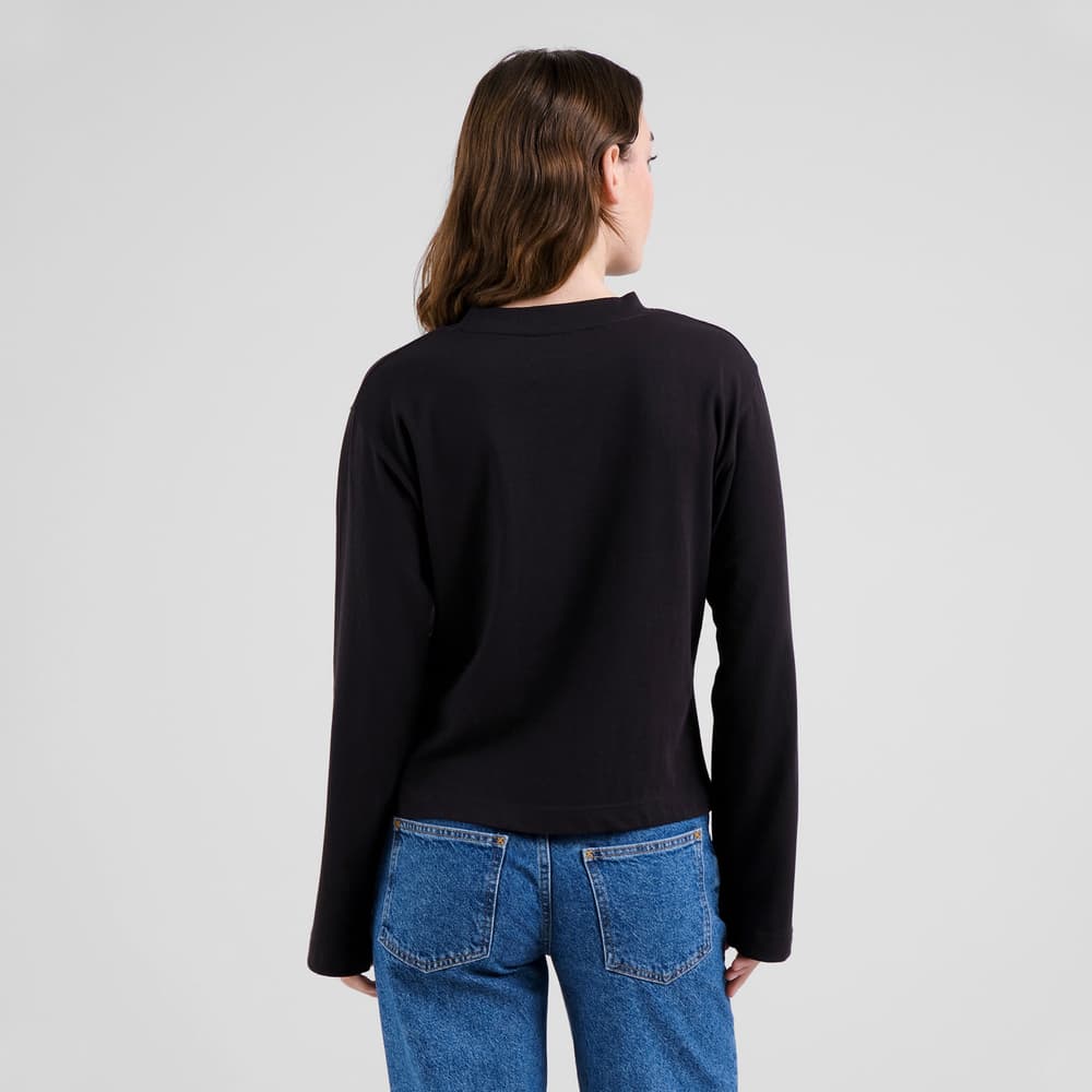 T-shirt Long Sleeve Vreta Black