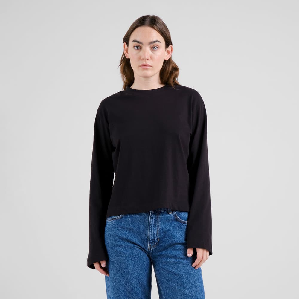 T-shirt Long Sleeve Vreta Black
