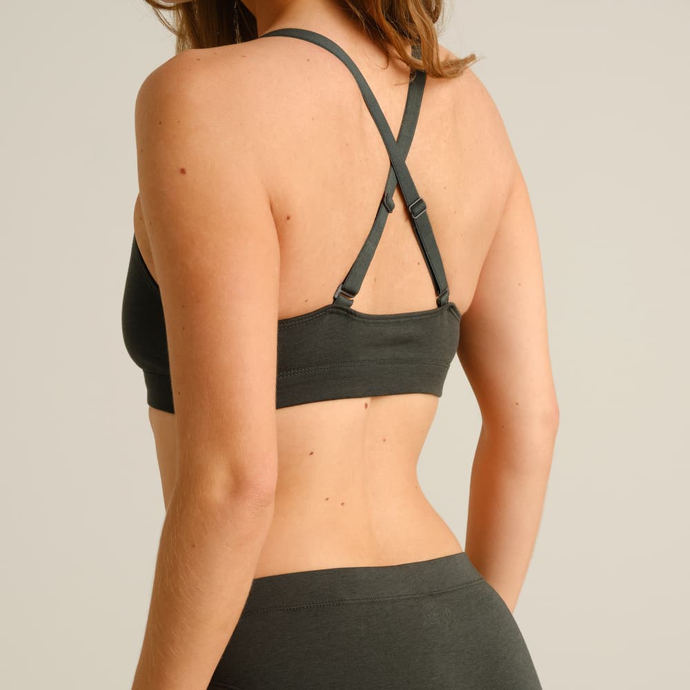 Soft Bra Junsele Dark Green