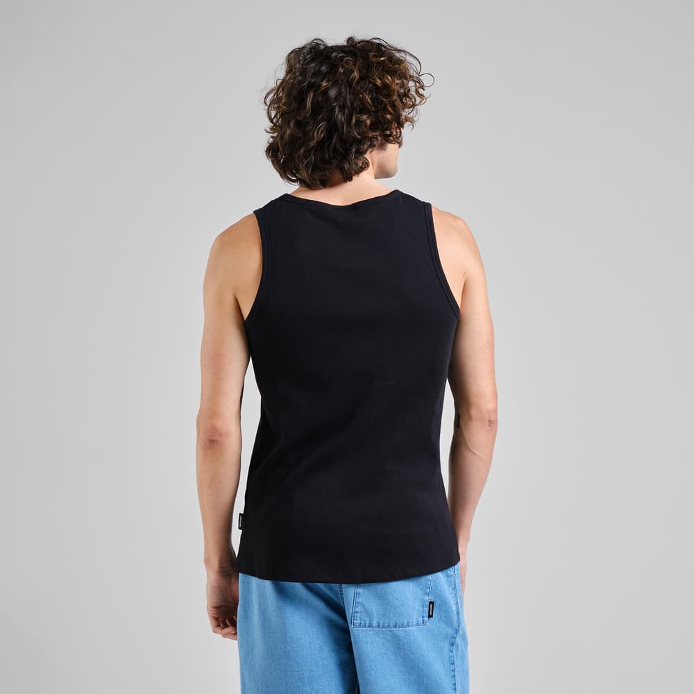 Rib Tank Top Forsa Black