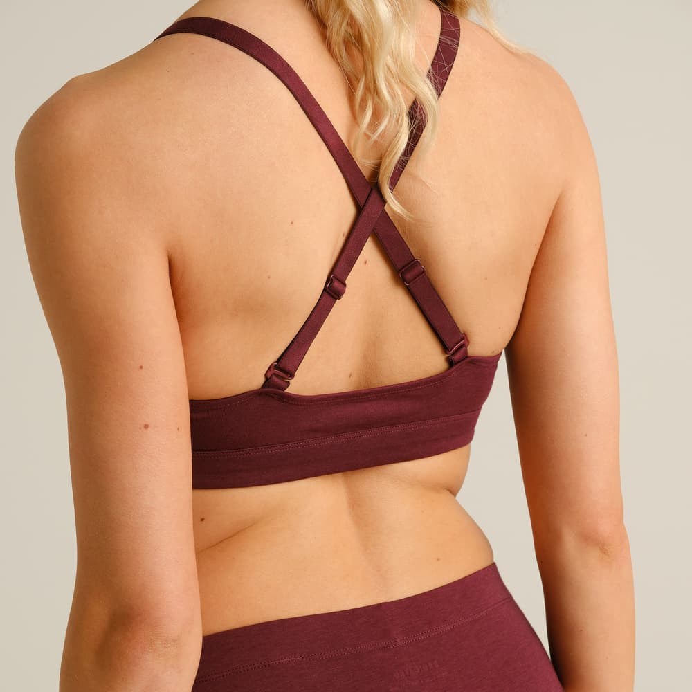 Soft Bra Junsele Fig Red