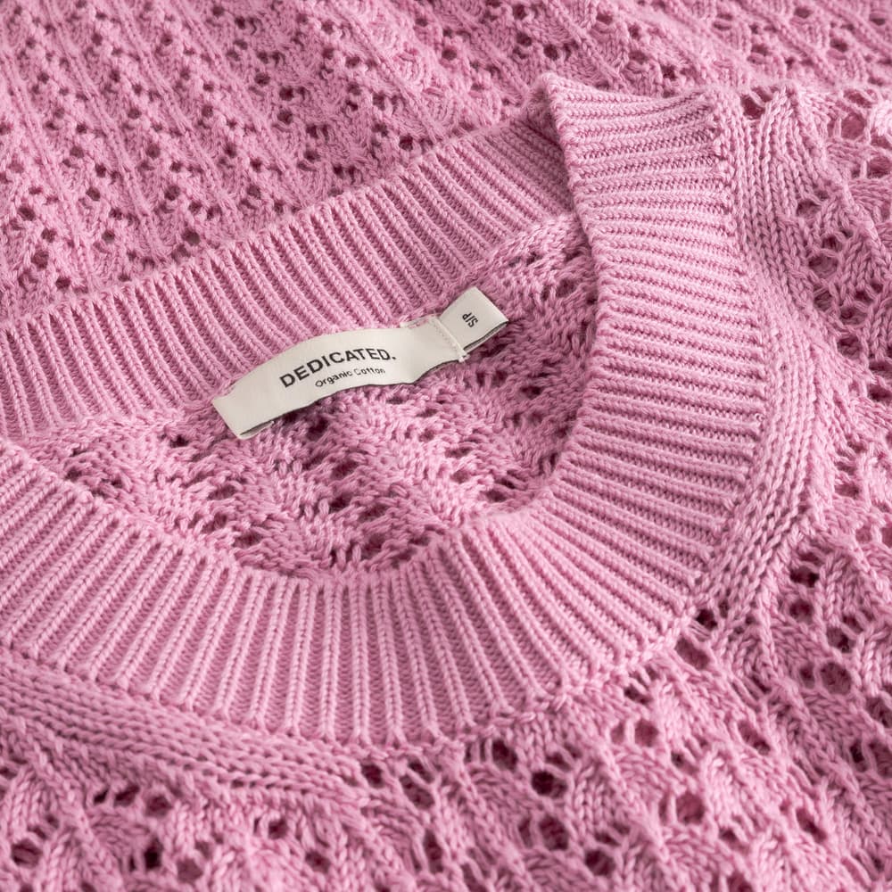 Knitted T-shirt Flen Crochet Moonlite Pink