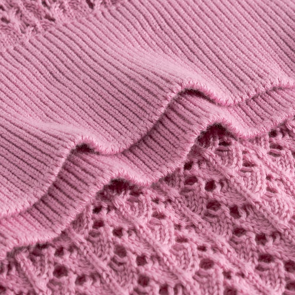 Knitted T-shirt Flen Crochet Moonlite Pink