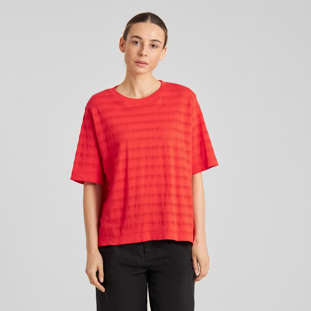 T-shirt Vadstena Lace Grenadine Red