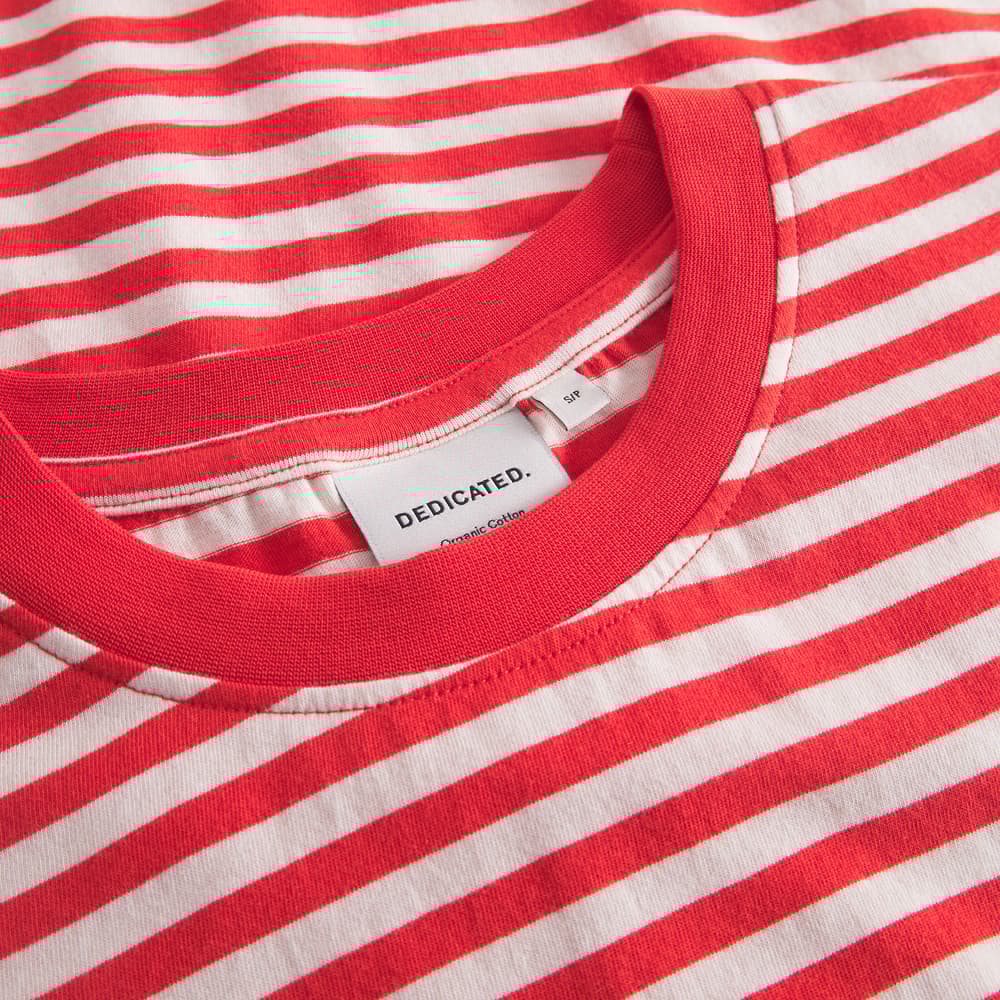 T-shirt Vadstena Stripes Grenadine Red