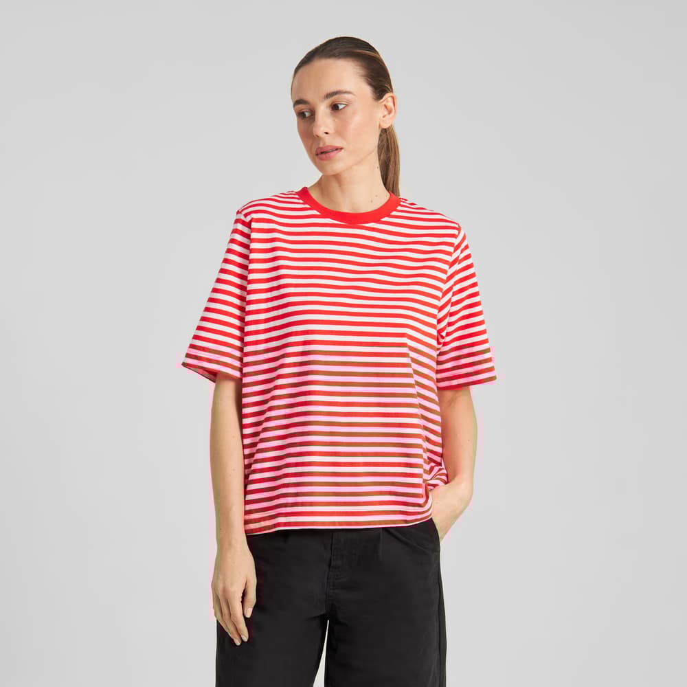 T-shirt Vadstena Stripes Grenadine Red