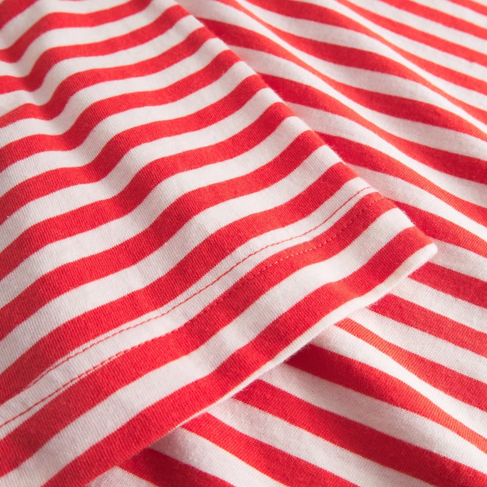 T-shirt Vadstena Stripes Grenadine Red