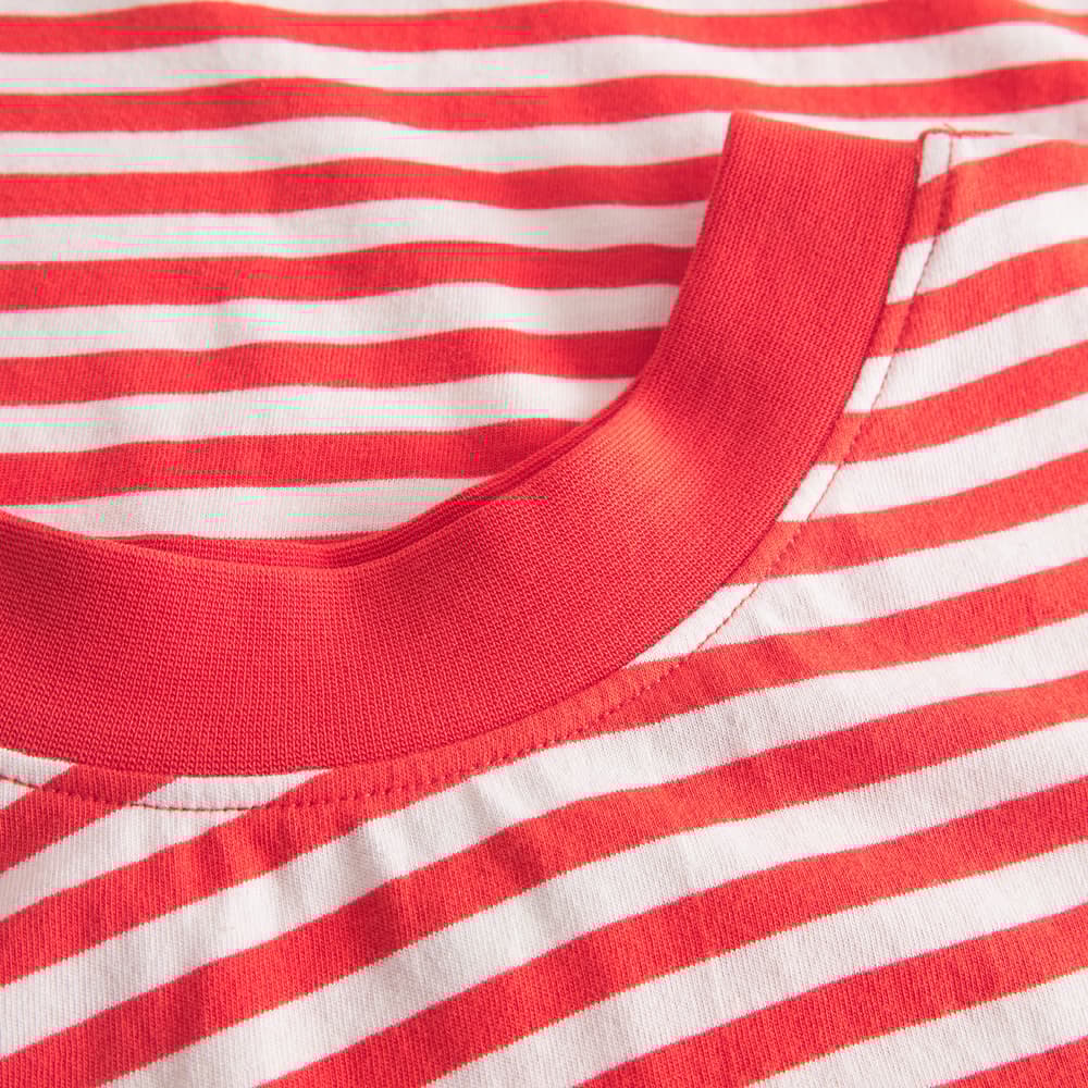 Top Namsos Stripes Grenadine Red