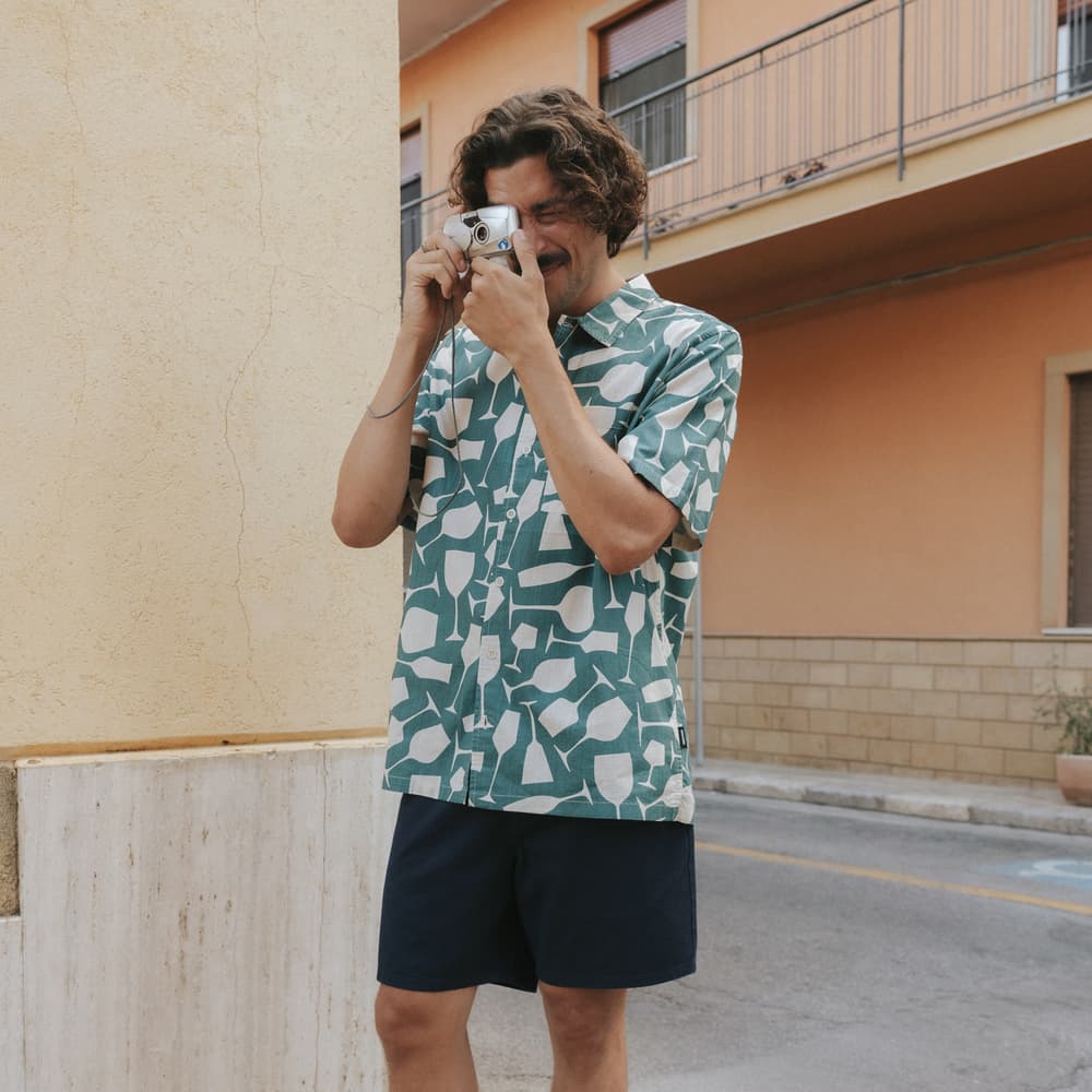 Shirt Brantevik Wine Cups Mediterranea Green