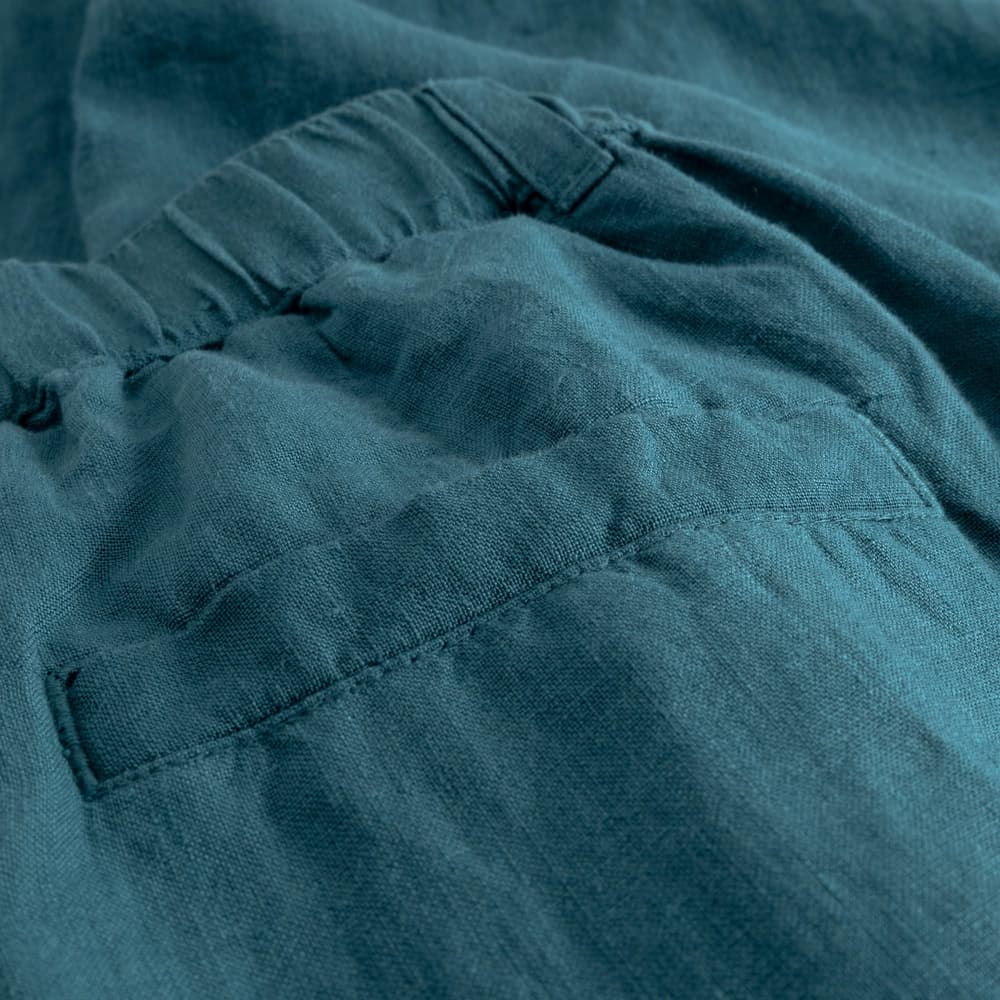 Pants Vickleby Linen Mediterranea Green