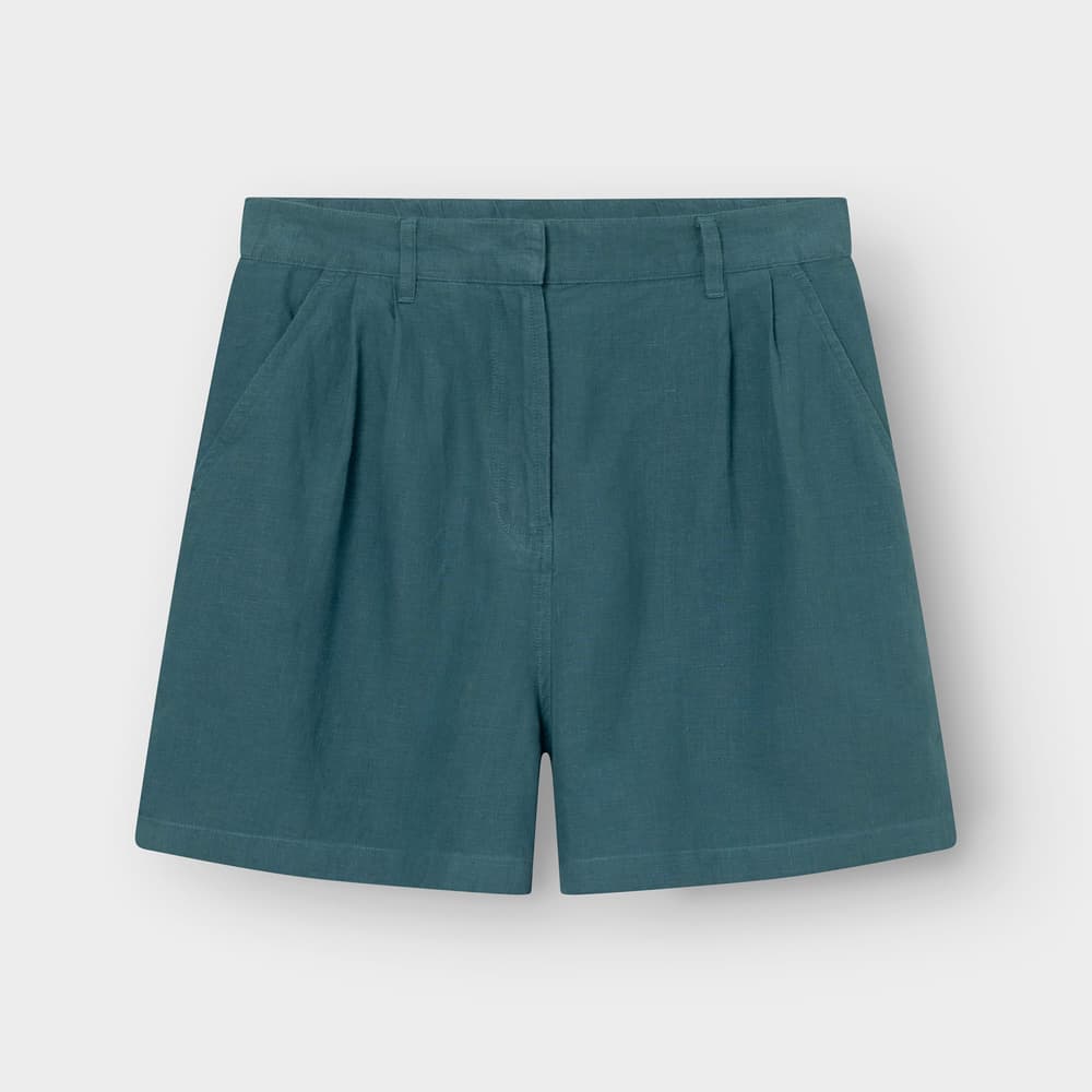 Shorts Djupvik Linen Mediterranea Green
