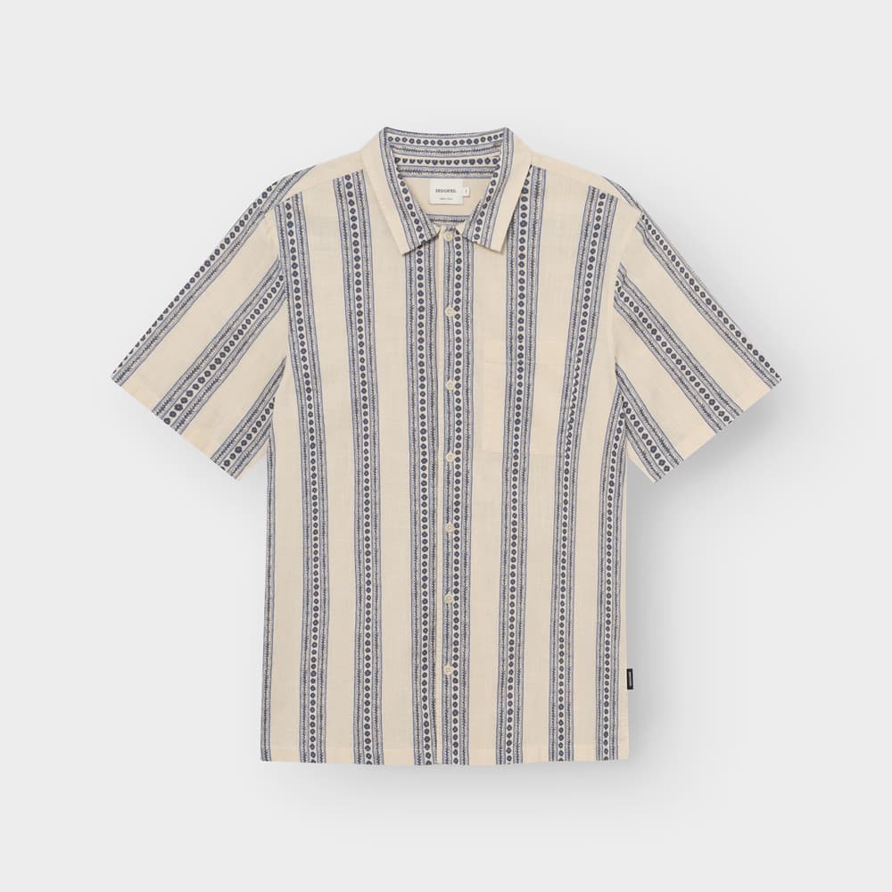 Shirt Brantevik Floral Stripe Blue