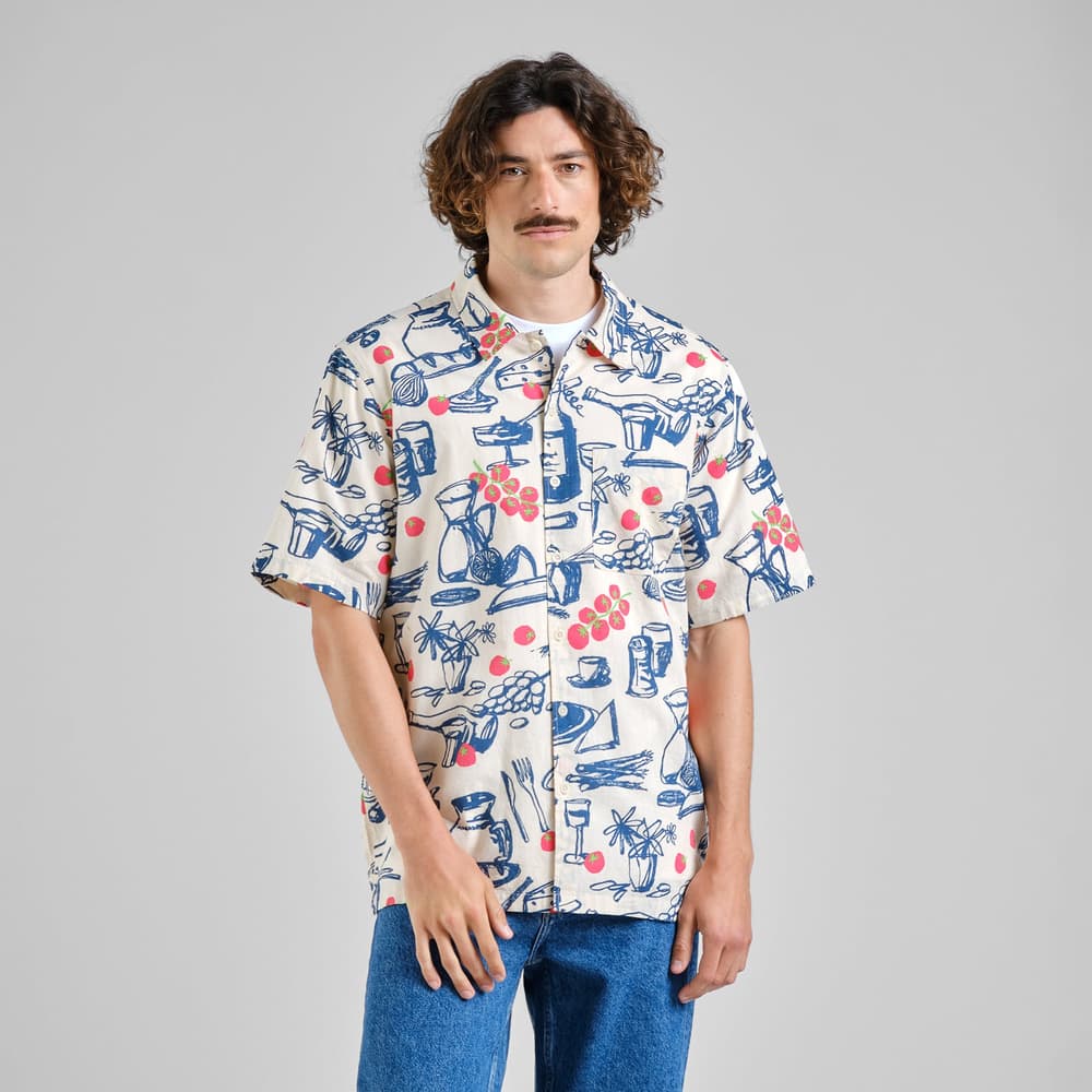 Shirt Brantevik Dinner Time Blue