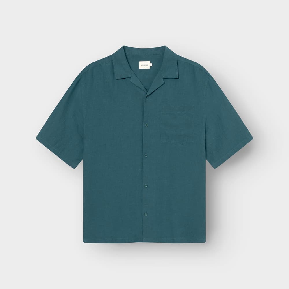 Shirt Marstrand Linen Mediterranea Green