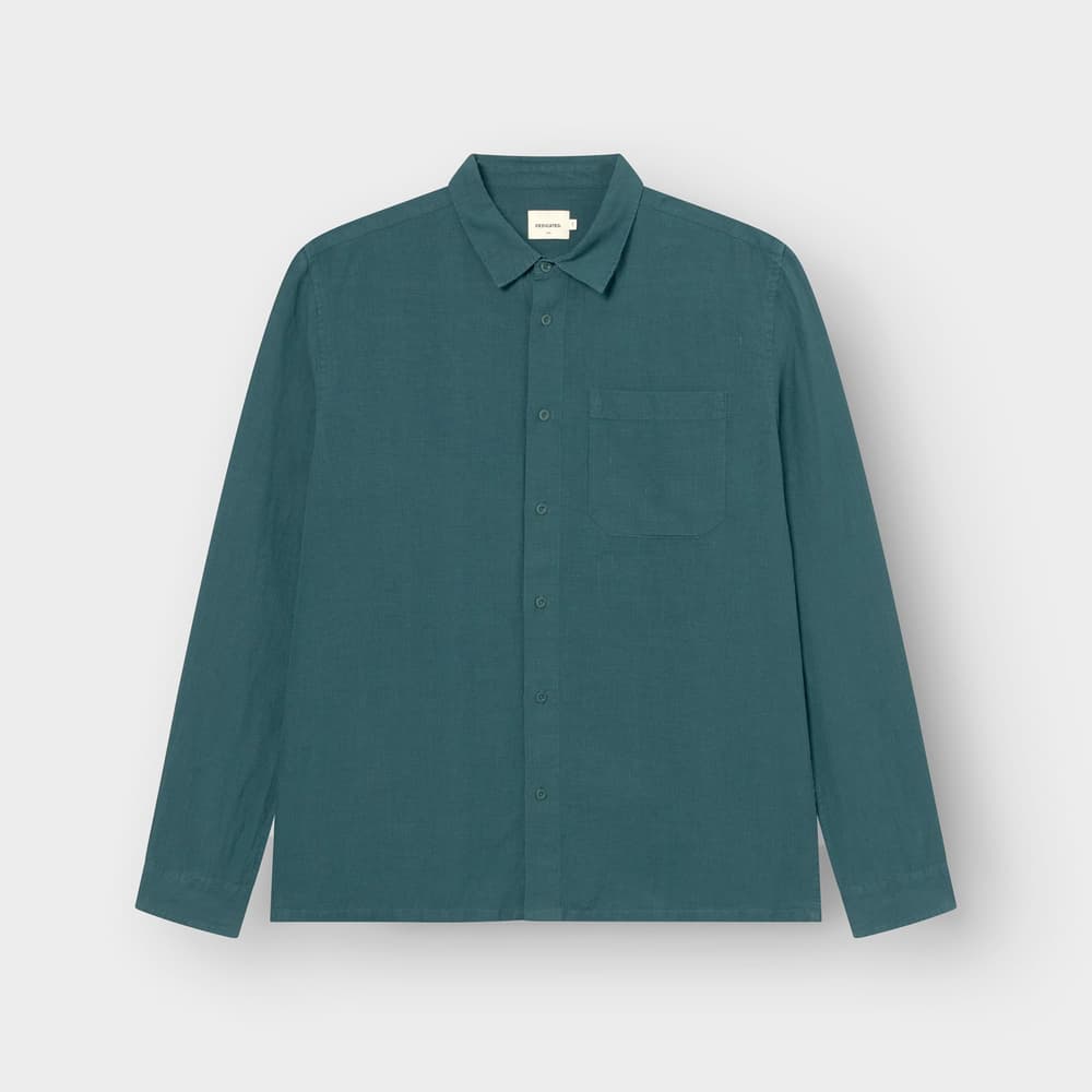 Shirt Rute Linen Mediterranea Green