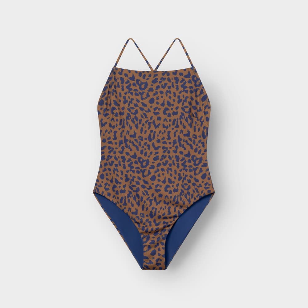 Swimsuit Vinterviken Leopard Light Brown