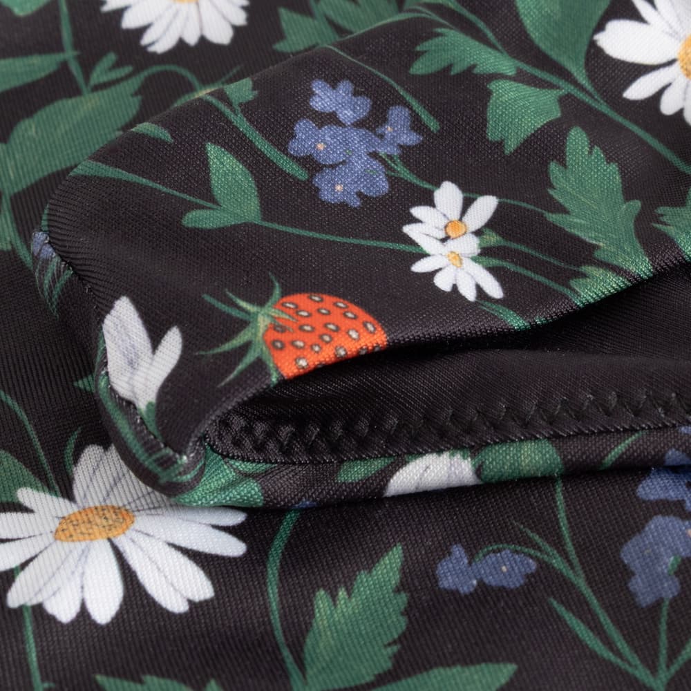 Bikini Bottoms Sanda Strawberry Field Black