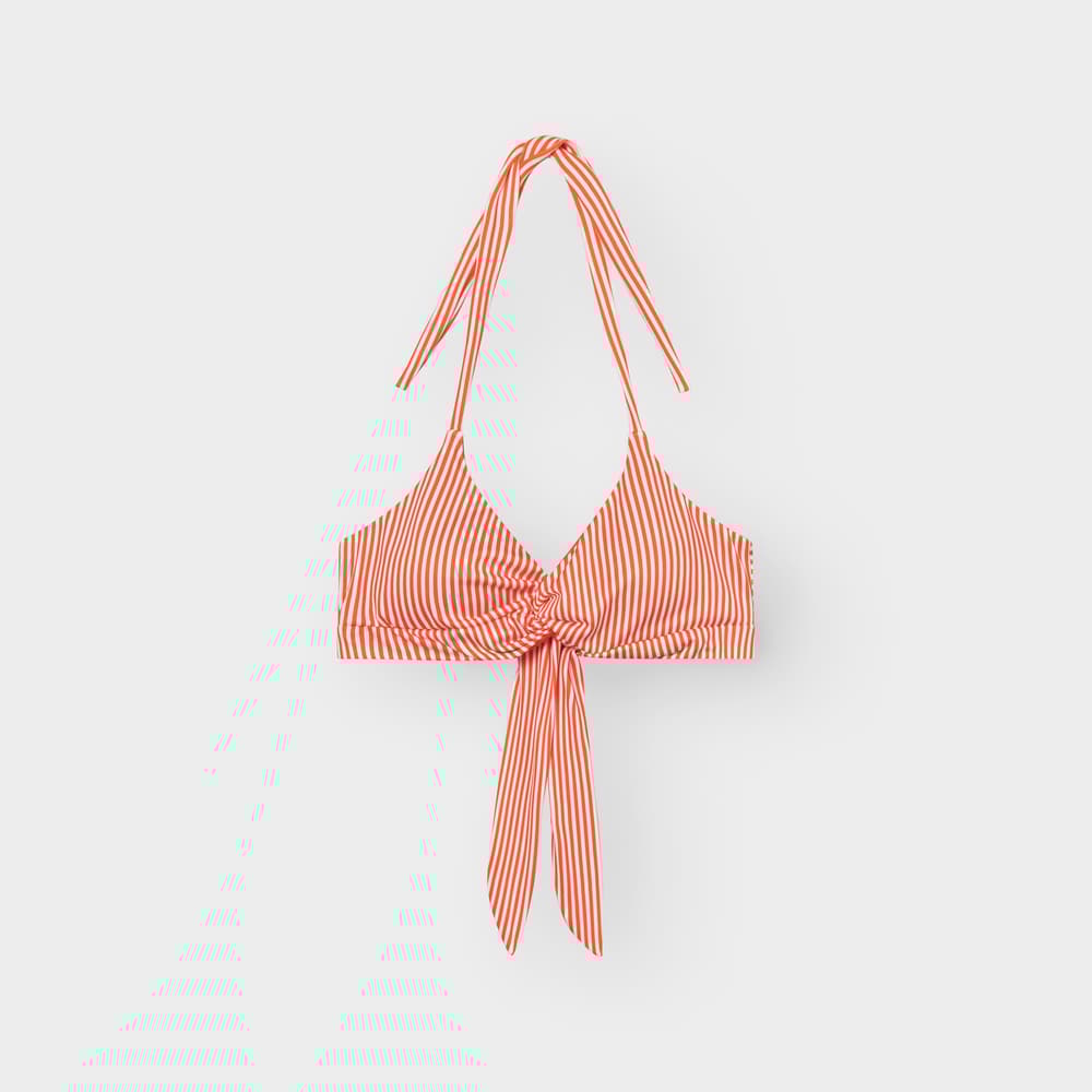 Bikini Top Gullholma Thin Stripe Grenadine Red