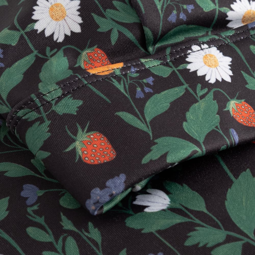 Bikini Top Alva Strawberry Field Black