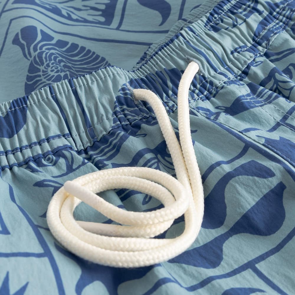 Swim Shorts Birka Ocean Squares Blue