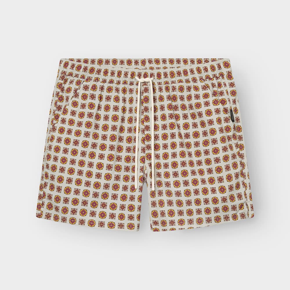 Swim Shorts Birka Medallion Checks Multi Color