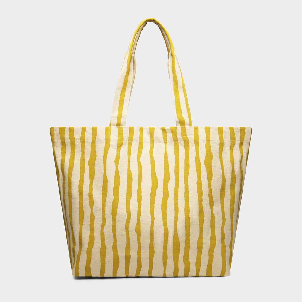 Beach Bag Sundre Ripped Lines Mango Yellow